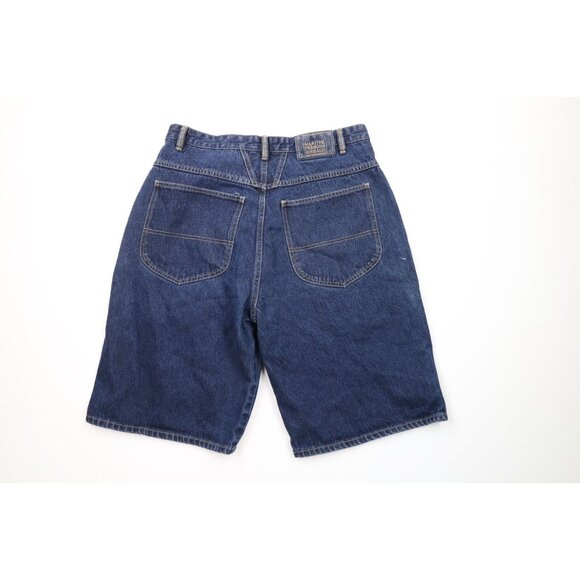 Vintage 90s Marithe Francois Girbaud Mens 34 Distressed Baggy Fit Denim Shorts - Picture 10 of 14
